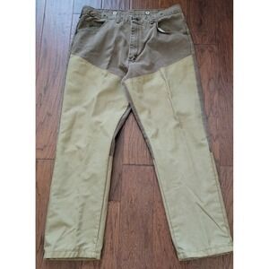 VTG Wrangler Men's Rugged Wear Canvas Heavy Duty Suspenders Jeans Sz 38x30